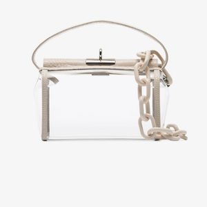 gu_de
White Water Leather And PVC Shoulder Bag